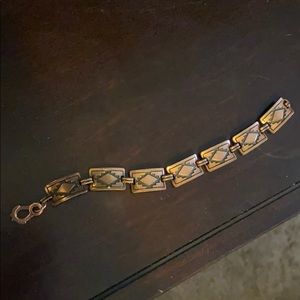 Aztec design copper bracelet authentic fr Arizona